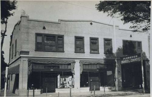 Florence Library and Florence Chamber of Commerce, Los Angeles