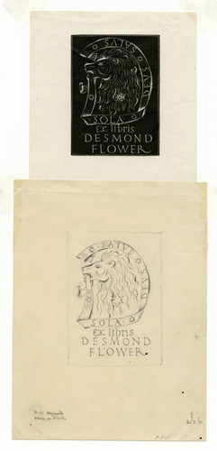 Head of Lion and A Motto