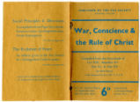 War, conscience & the rule of Christ : compiled from the encyclicals of Leo XIII, Benedict XV, Pius XI & Pius XII