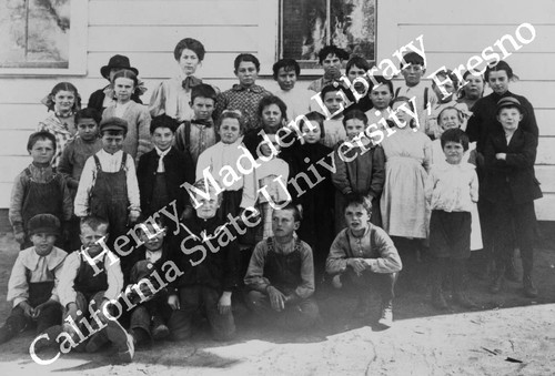 Group of school children