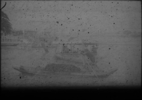 View of harbor in unidentified city