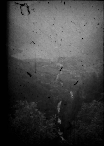 View of river draining into unidentified fjord