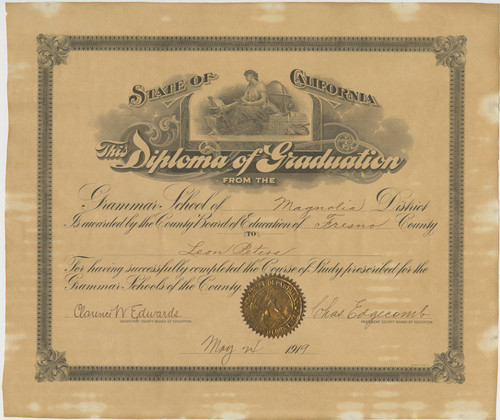 Diploma of Graduation