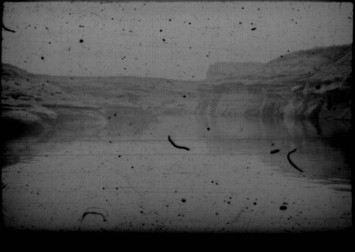 View of unidentified canyon and river