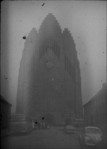 View of Grundtvig's Church in Copenhagen