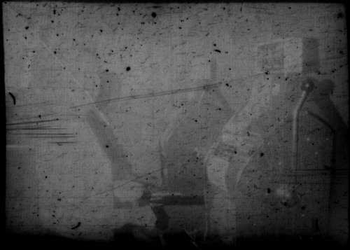 Unidentified people playing slot machines