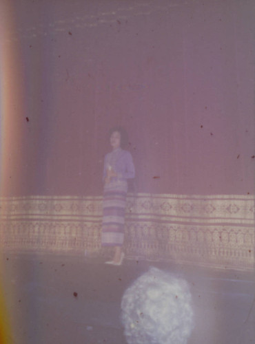 Unidentified woman speaking on stage