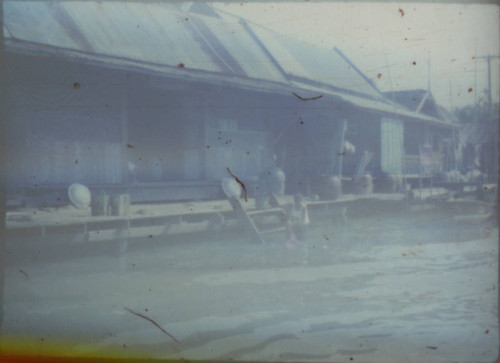 View of canal in unidentified city