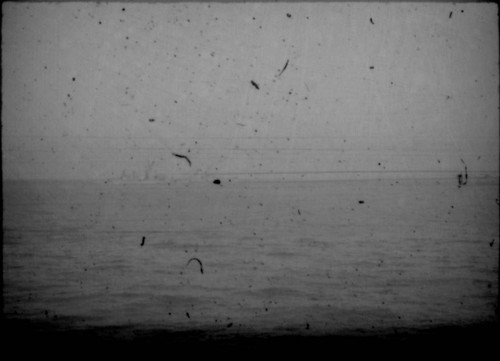 View of ship on the Mediterranean Sea