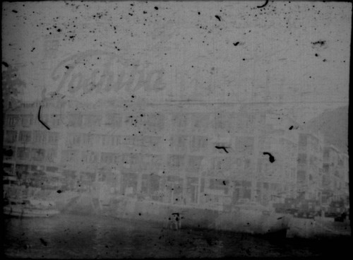 View of harbor in unidentified city