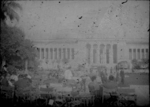 View of cafe in unidentified city