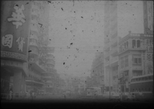 View of street in unidentified city