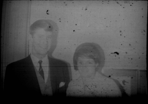 Unidentified young man and woman