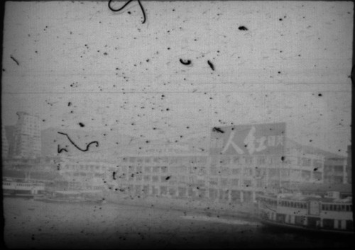 View of harbor in unidentified city