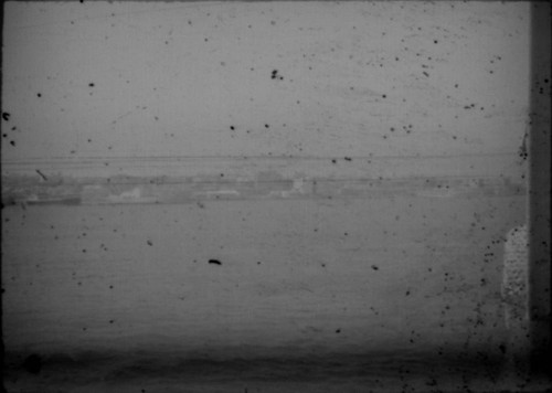 View of unidentified port city