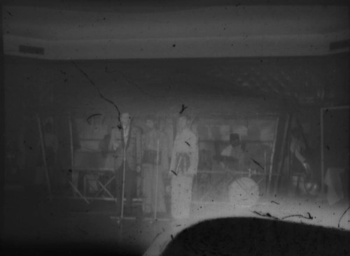 Band playing in theater