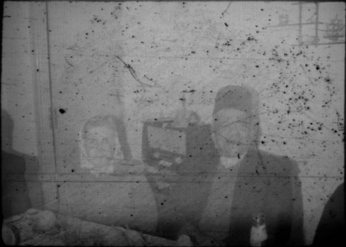 Unidentified man and woman in traditional costume