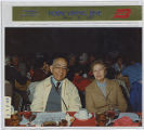 Leon and Alice Peters at an onshore luncheon during their Alaskan cruise