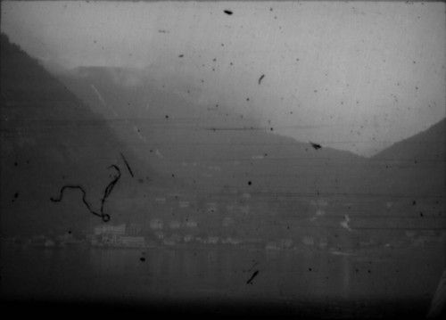 Unknown village on the banks of a fjord