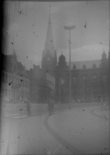 Street view of unidentified city