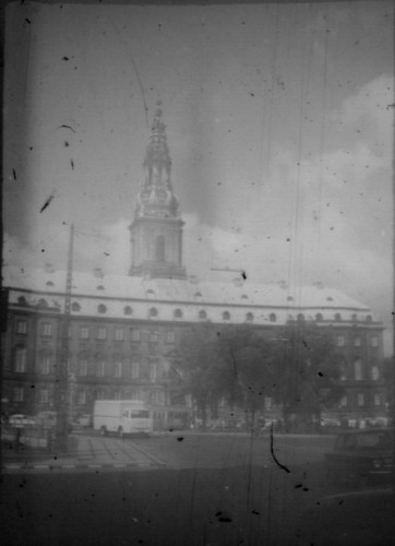 View of Christiansborg Palace in Copenhagen