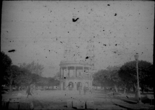 View of church in unidentified city
