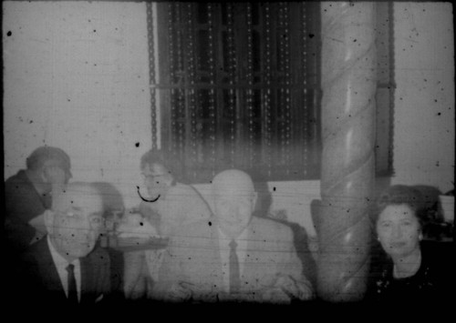 Leon and Alice Peters with unidentified man (Peters relative?)