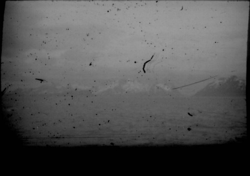 View of the North Sea with mountains in the background