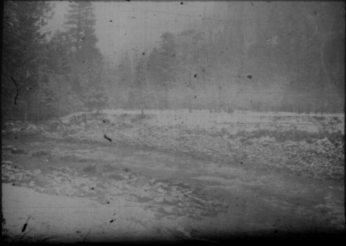 View of river in Yosemite Valley