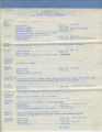 Itinerary for 1965 Europe and Middle East trip