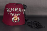 Tehran Temple Shrine masons beaded fez