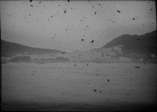 View of unidentified port city