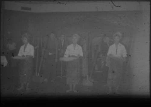 Band/theater group on stage