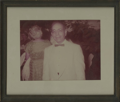 Photograph of Leon Peters at a horse show
