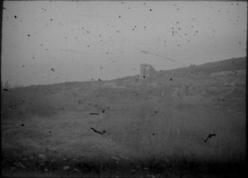 Ruins of Greek temple on a hill