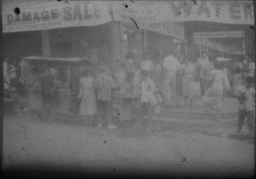 View of street in unidentified city