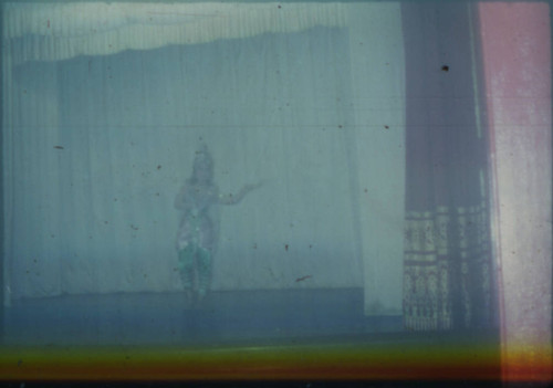 Traditional dancer performing on stage