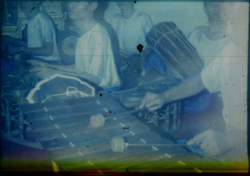 Band playing in theater