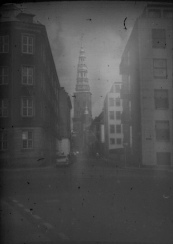 View of Church of St. Nicholas in Copenhagen