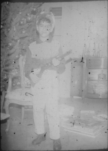 Unidentified young man (Peters relative?) in cowboy outfit