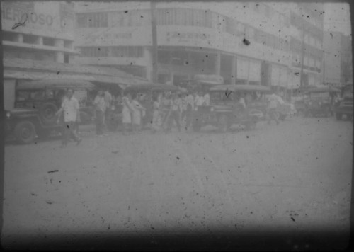 View of street in unidentified city