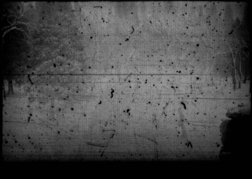 View of mountain winter scene