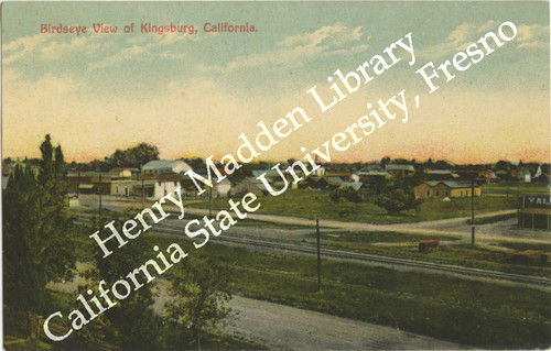 Birdseye View of Kingsburg, California