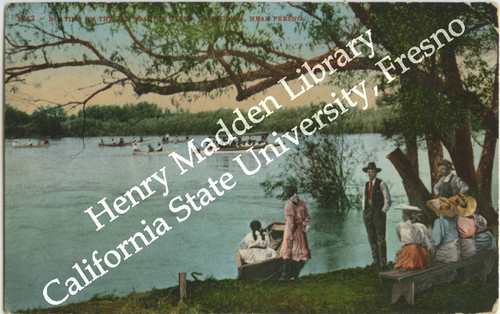 Boating on the San Joaquin River, California, Near Fresno