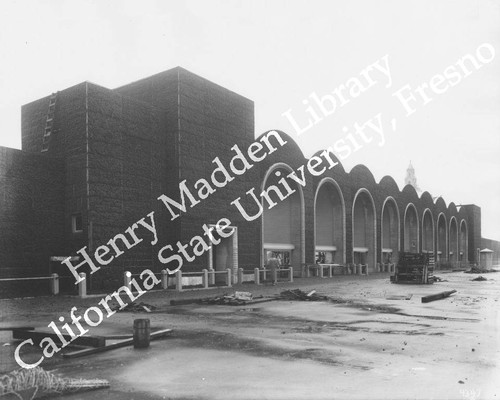 Scott Street entrance under construction
