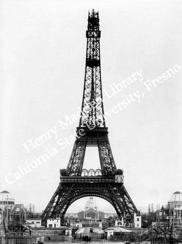 Eiffel Tower nearly completed