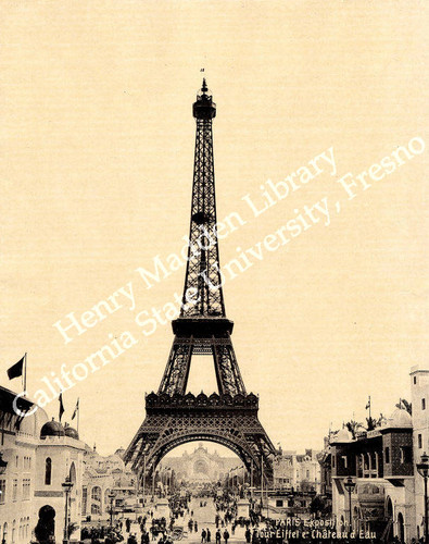 Tour Eiffel et Chteau d' Eau