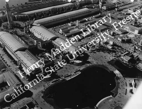 Aerial view of exposition