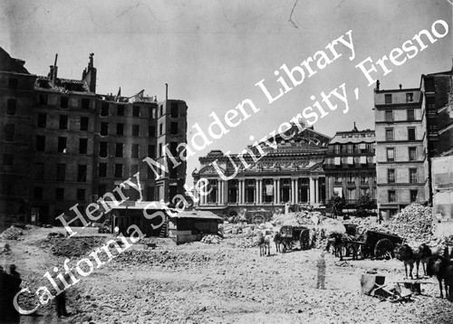 Avenue de l' Opera under construction