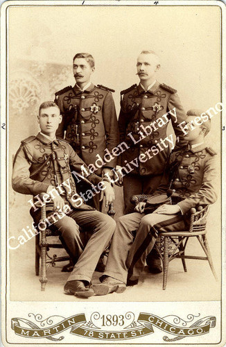 Studio Photograph of four Columbian Guards